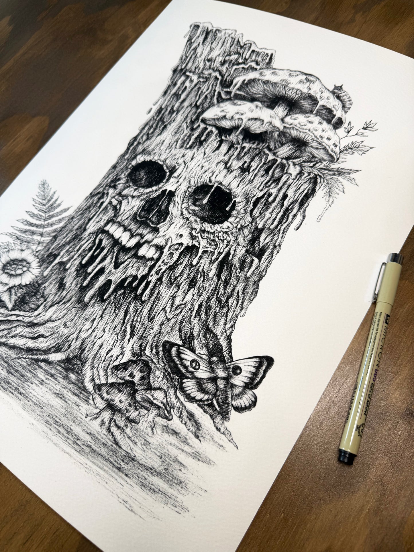 BoneWood Print