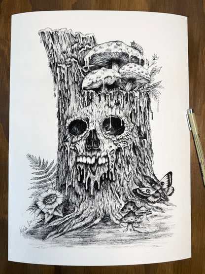 BoneWood Print