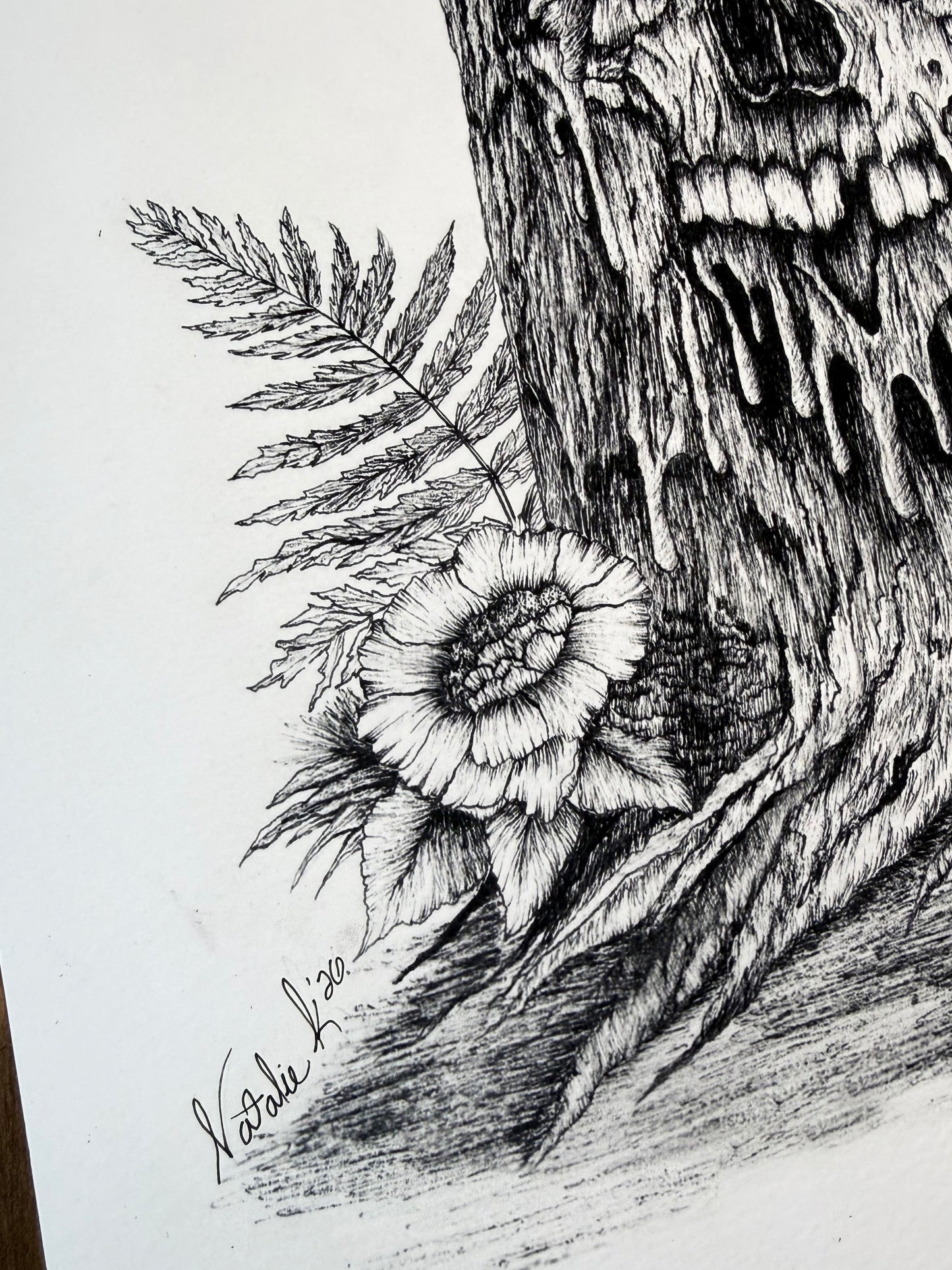 BoneWood Print