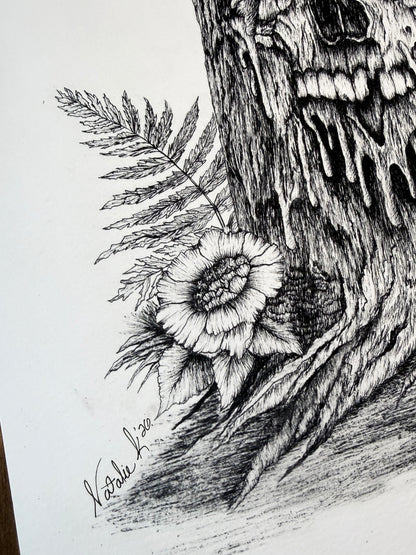 BoneWood Print