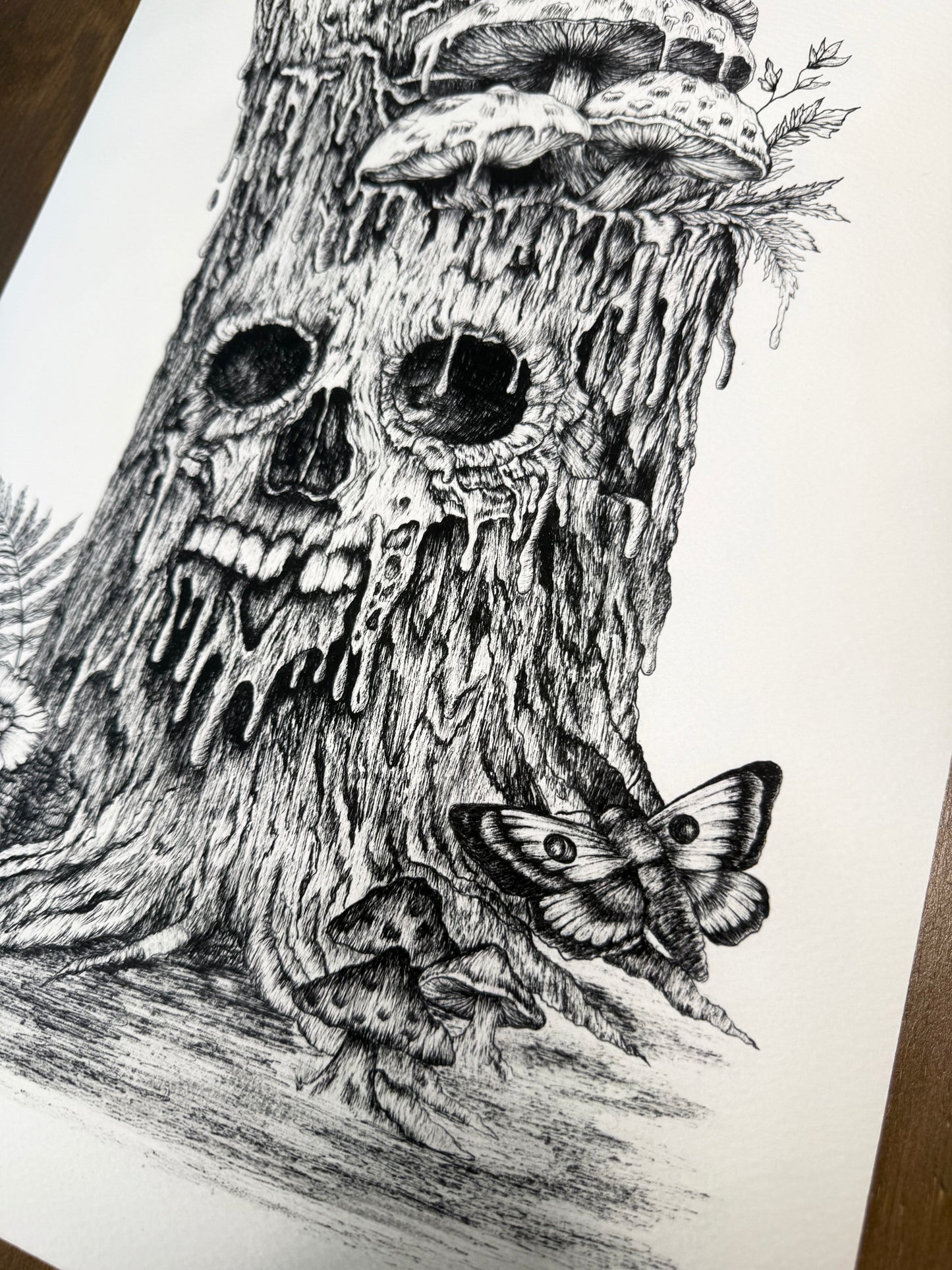 BoneWood Print