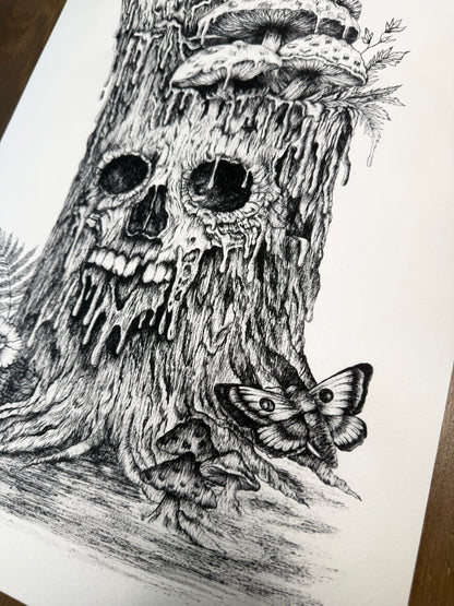 BoneWood Print