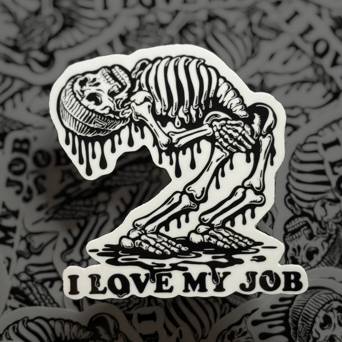 I Love My Job Sticker