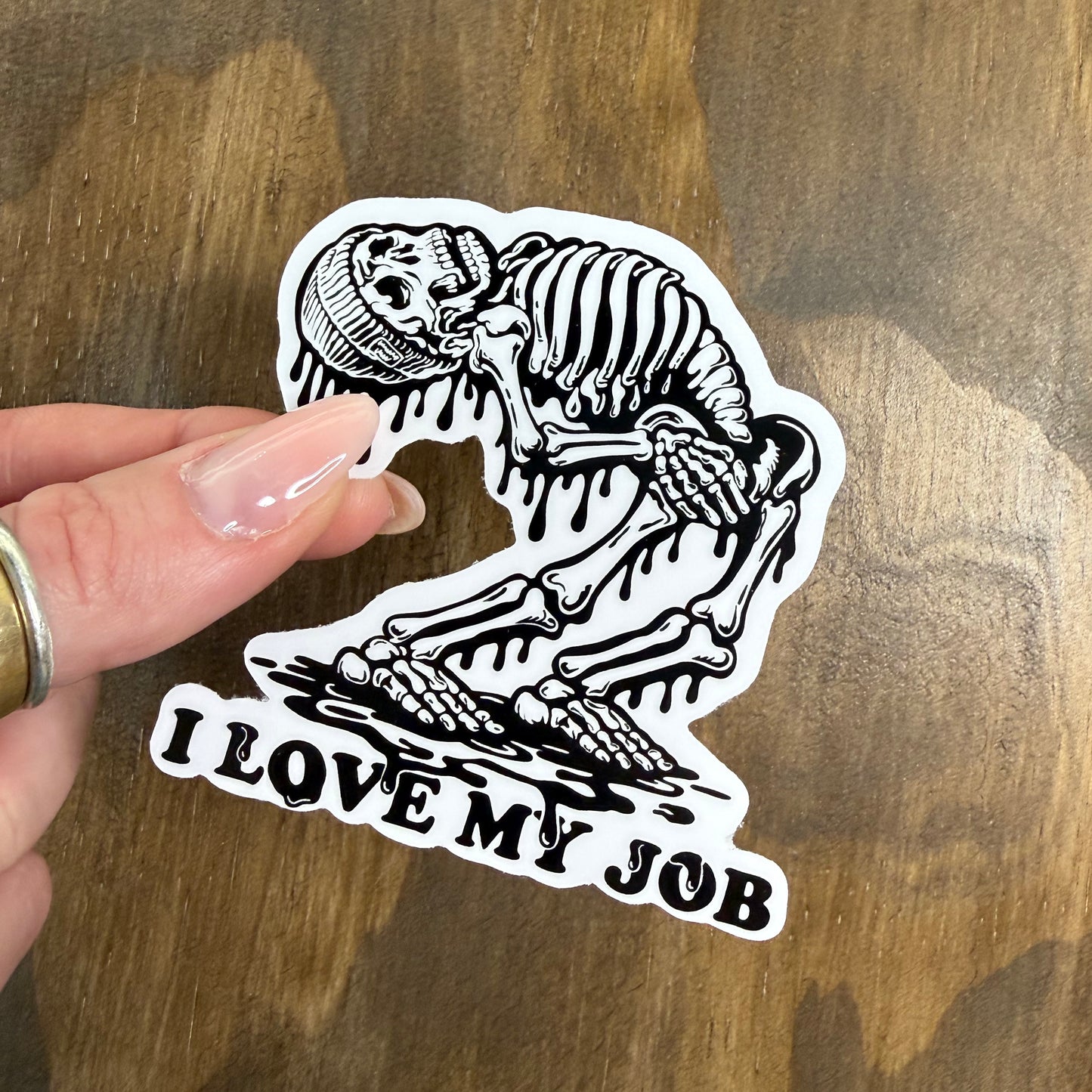 I Love My Job Sticker
