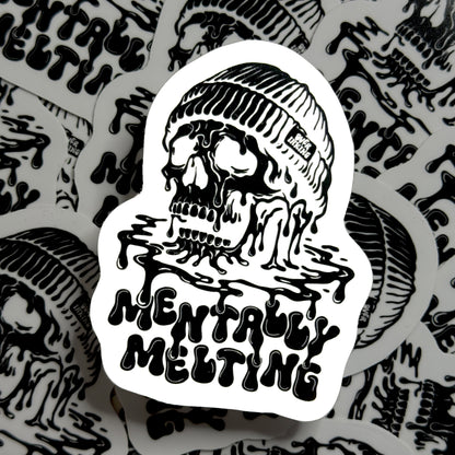 Mentally Melting Sticker