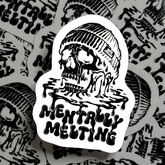 Mentally Melting Sticker