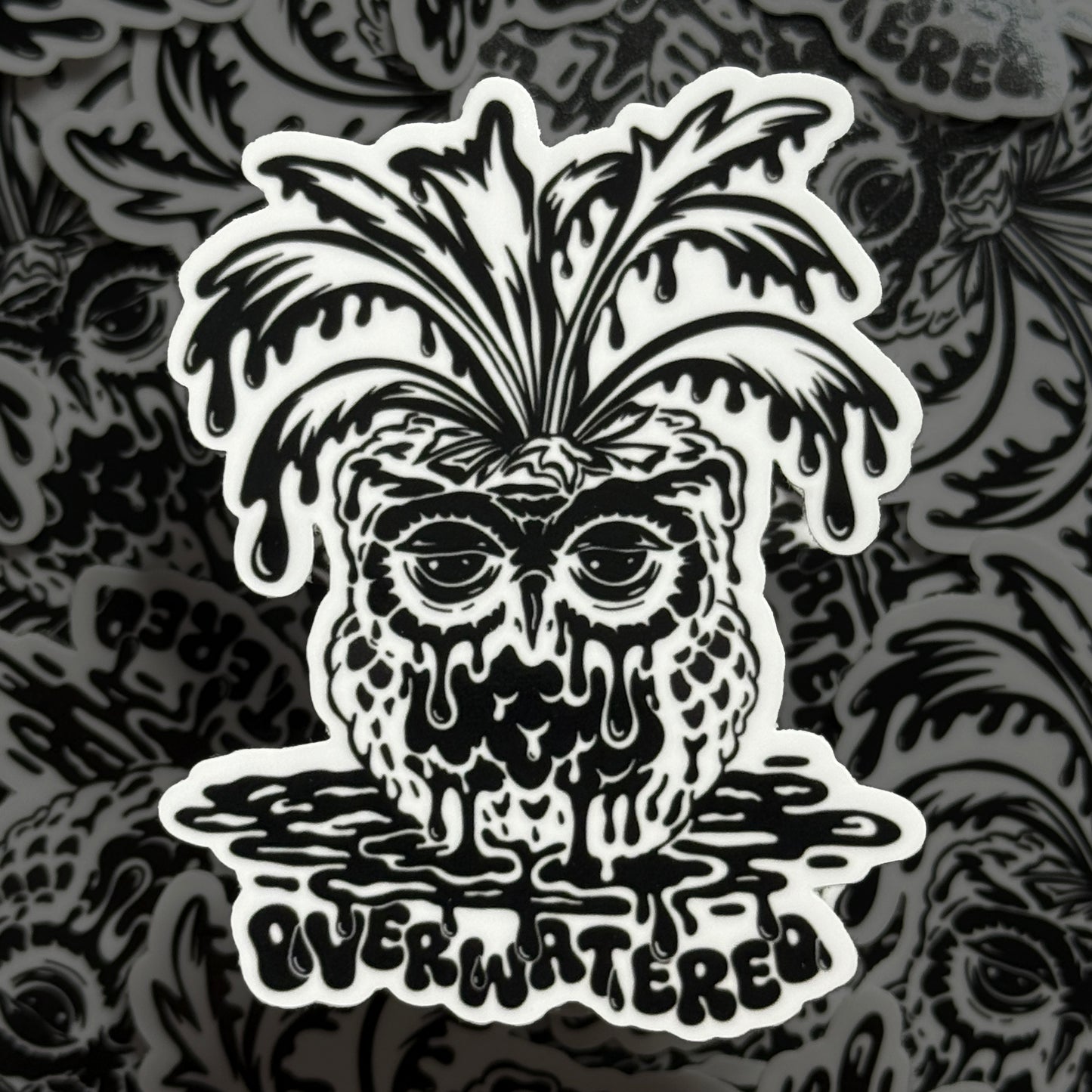 Overwatered Sticker