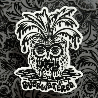 Overwatered Sticker