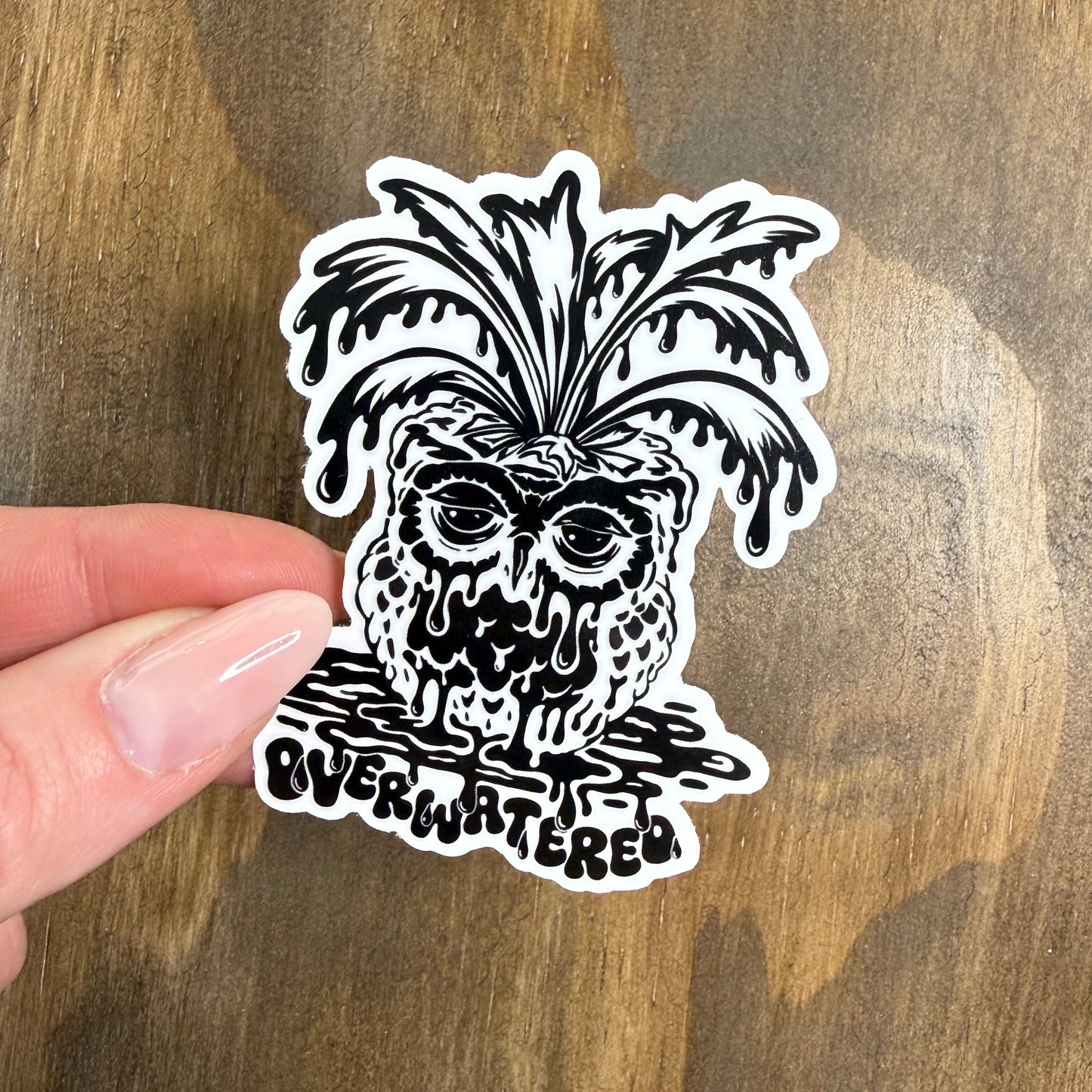Overwatered Sticker