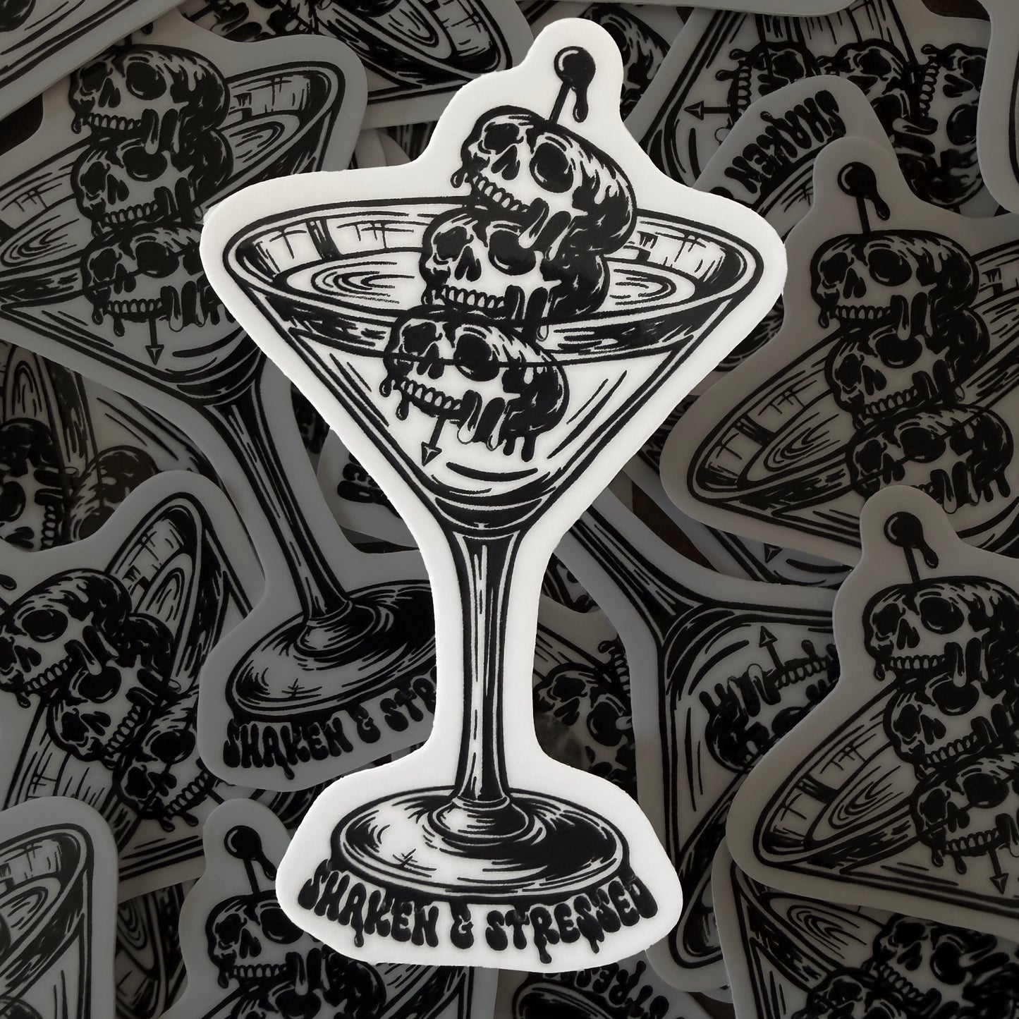 Shaken & Stressed Sticker