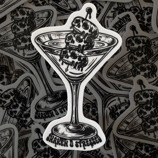 Shaken & Stressed Sticker